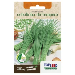 Sementes de Cebolinha de Tempero 400mg - Topseed Linha Tradicional