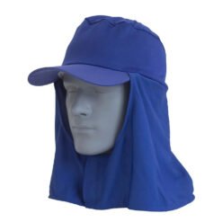 Bone Árabe Em Helanca Azul Proteção Solar Canavial Cafezal